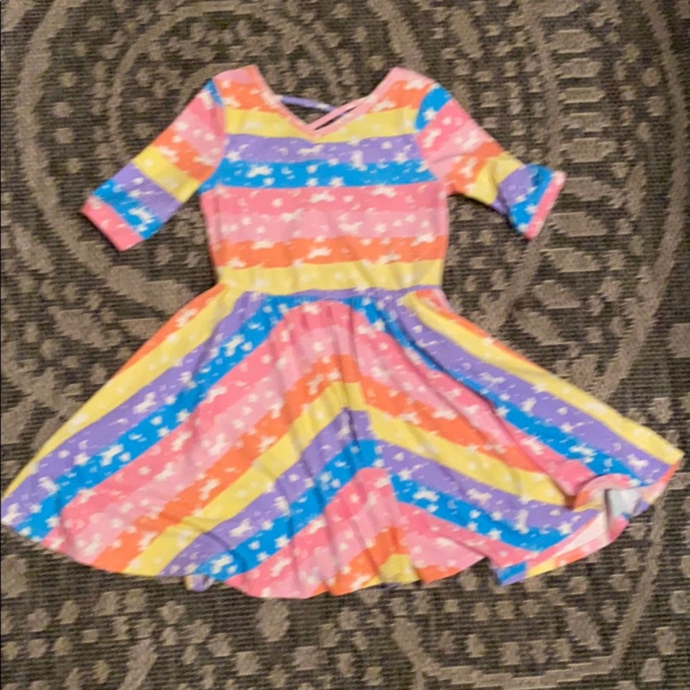 Dot dot smile rainbow unicorns 3/4